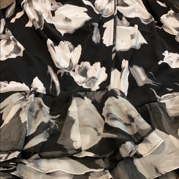 White House Black Market Faux Wrap Party Dress - Picture 3 of 6